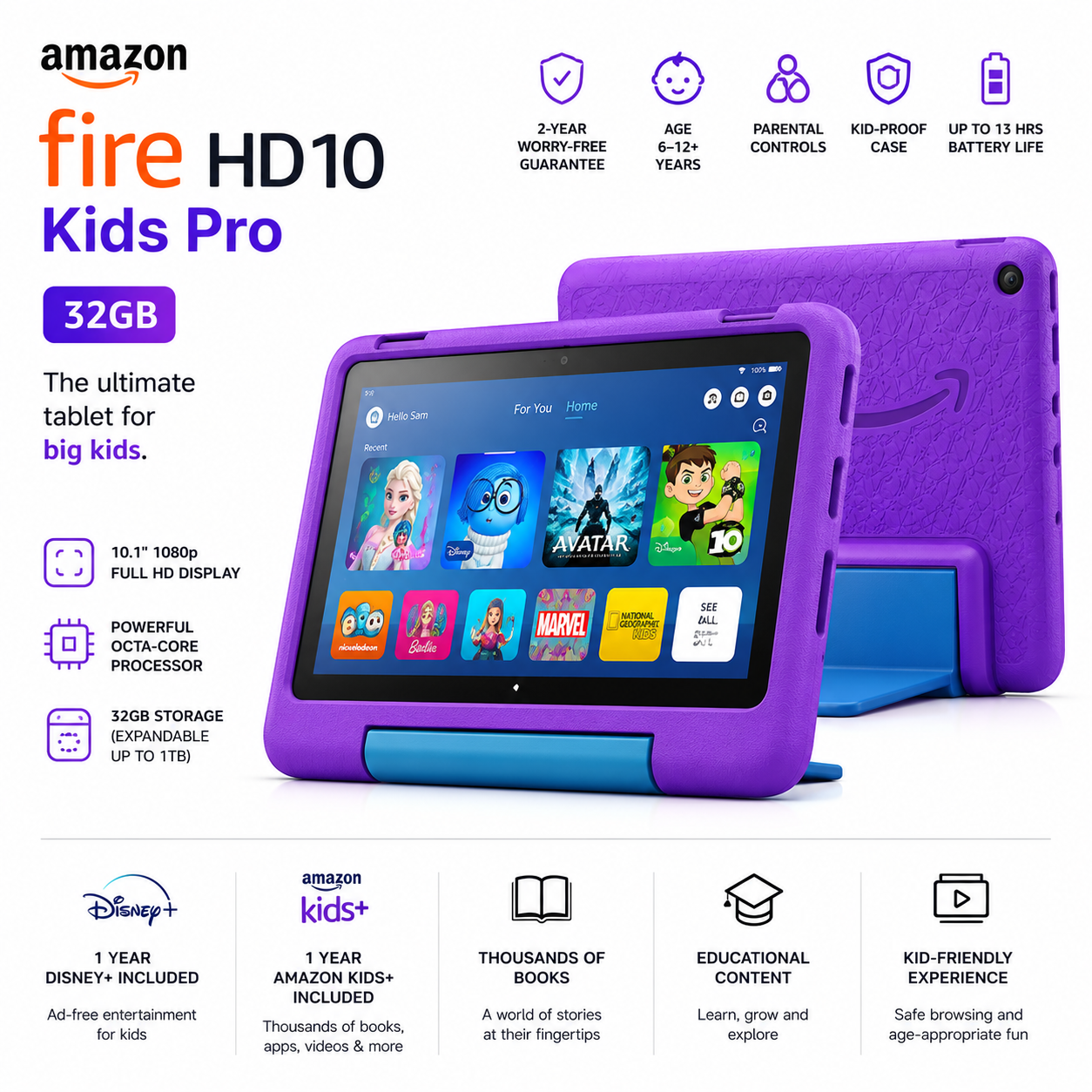 Amazon Fire HD10 Kids Pro 32GB