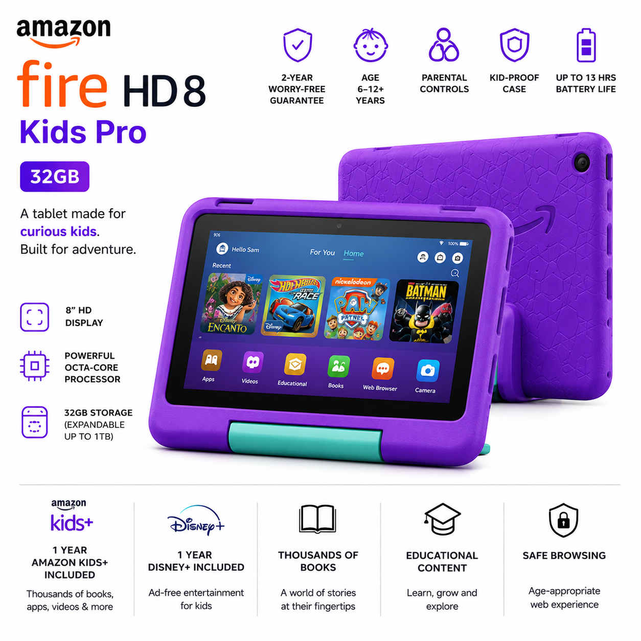 Amazon Fire HD8 Kids Pro 32GB