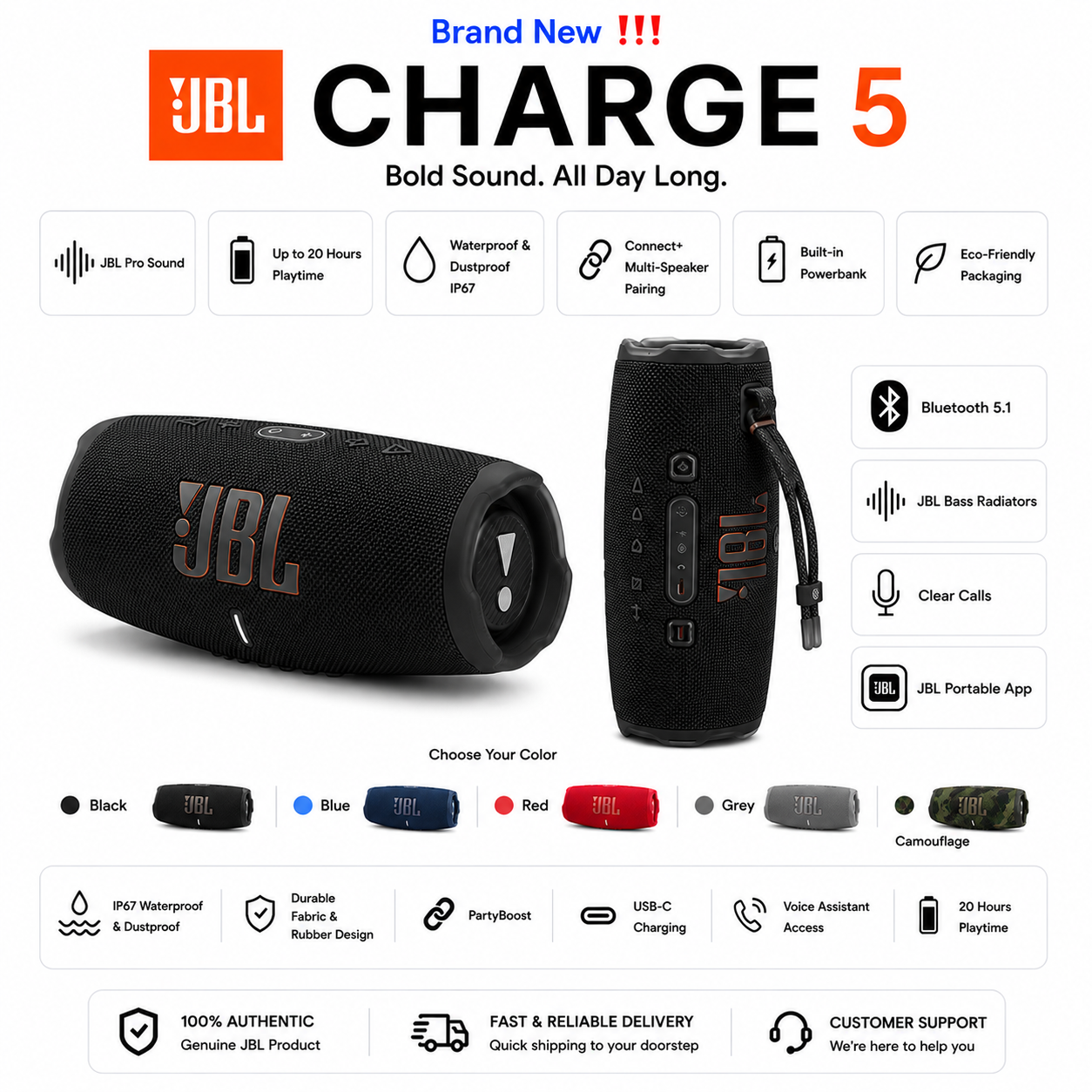 JBL Charge 5 Speaker