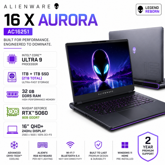 Alienware 16 X Aurora AC16251