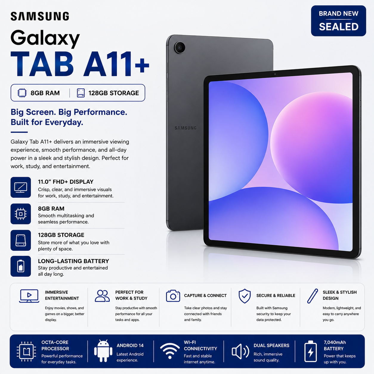 Samsung Galaxy Tab A11+ 256GB