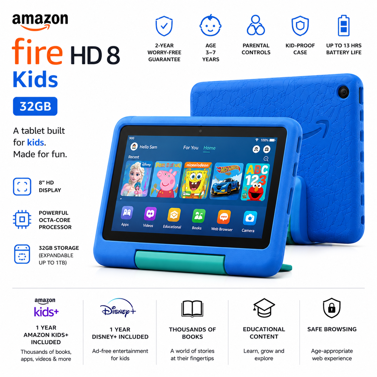 Amazon Fire HD8 Kids 32GB